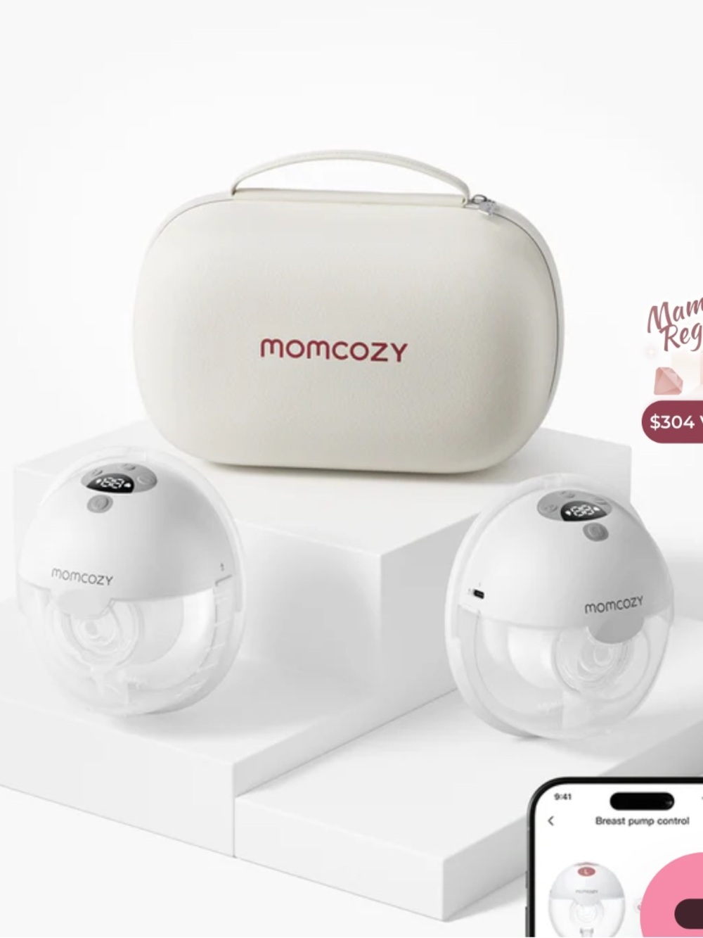 Momcozy M5 Hands-Free Wearable Breast Pump
